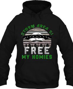 Storm Area 51 Free My Homies hoodie Ad