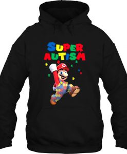 Super Autism Super Mario hoodie Ad
