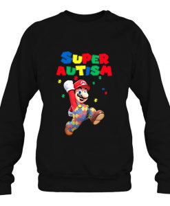 Super Autism Super Mario sweatshirt Ad