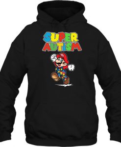 Super Autism mario hoodie Ad