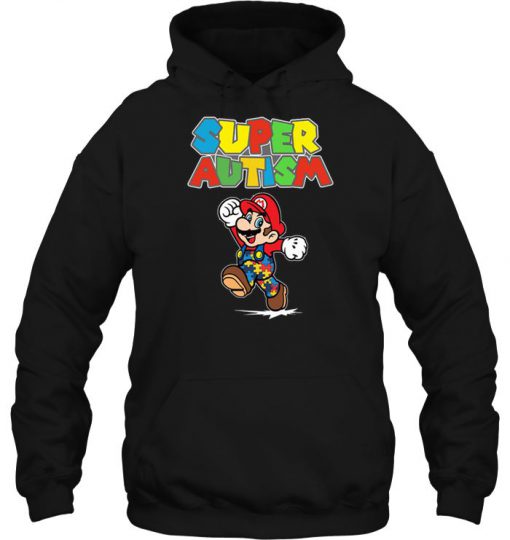 Super Autism mario hoodie Ad