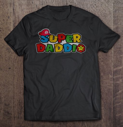 Super Daddi Mario t shirt Ad