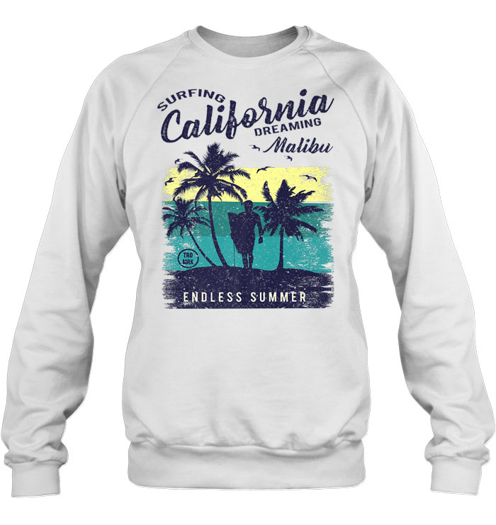 Surfing California Dreaming Malibu sweatshirt Ad – PADSHOPS