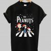 The Peanuts abbey road Santa Christmas Shirt Ad