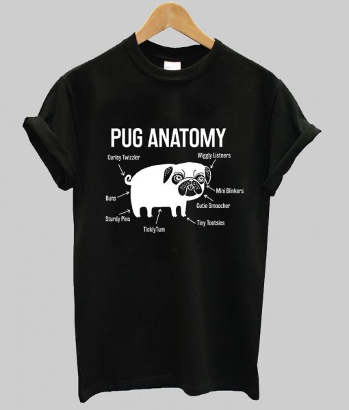 The Pug Anatomy T-Shirt Ad