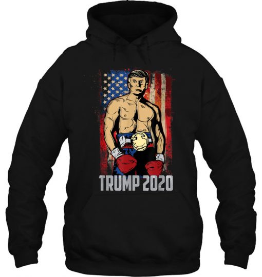 Trump 2020 Funny Trump Boxer hoodie Ad