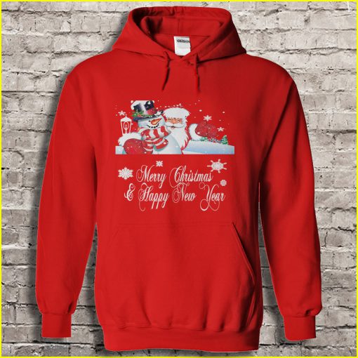 We wish you a Merry Christmas and a happy new year hoodie Ad