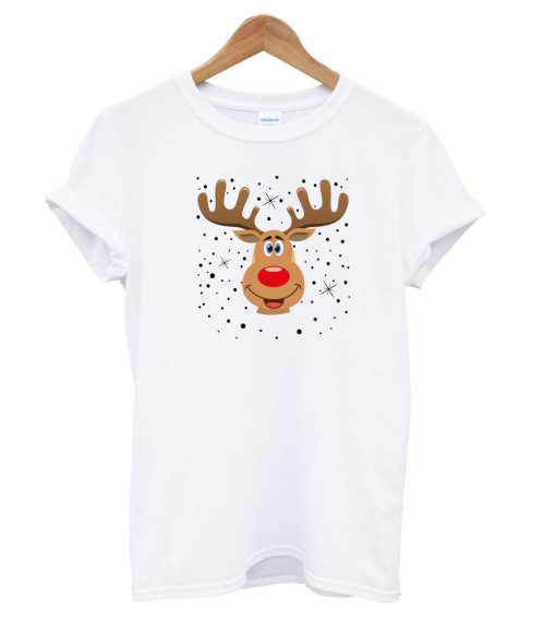 Weihnachten Rentier Kopf T shirt Ad