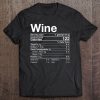 Wine Nutritional t shirt Ad