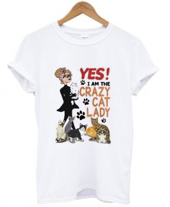Yes i am the crazy cat lady shirt Ad