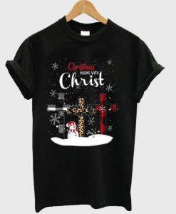 christmas begins with christ t shirt Ad