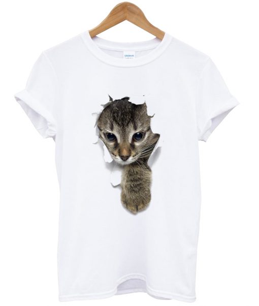 face cat t shirt Ad