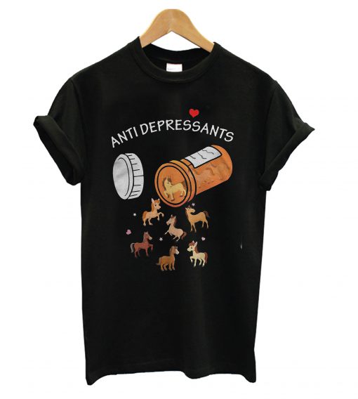 Antidepressants French Horse Drug T shirt Ad