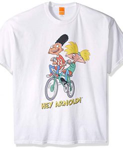 Arnold and Gerald on Bike T-Shirt Ad