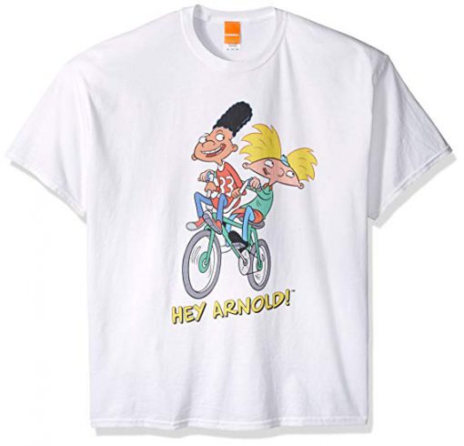 Arnold and Gerald on Bike T-Shirt Ad