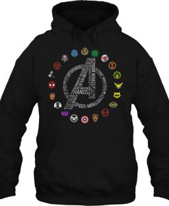 Avengers Superheroes hoodie Ad
