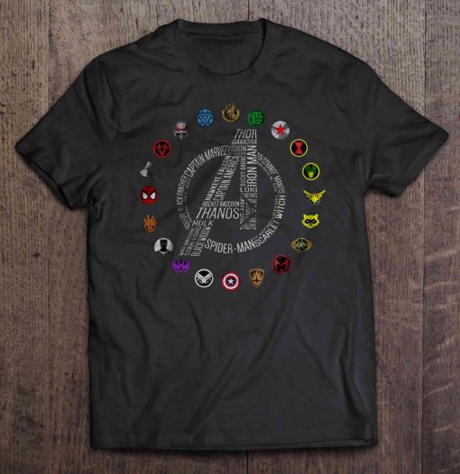 Avengers Superheroes t shirt Ad