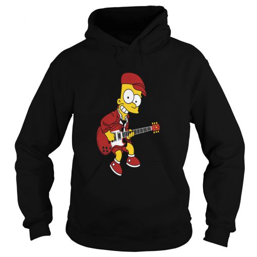 Bart Simpson Playing hoodie Ad