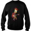 Bart Simpson Playing sweatshirt Ad