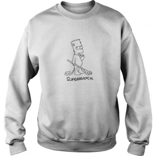 Bart Simpson superradical sweatshirt Ad