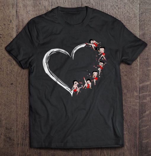 Betty Boop Heart t shirt Ad