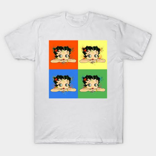 Betty Boop Pop Art t shirt Ad