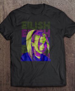Billie Eilish Colourful t shirt Ad