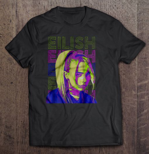 Billie Eilish Colourful t shirt Ad