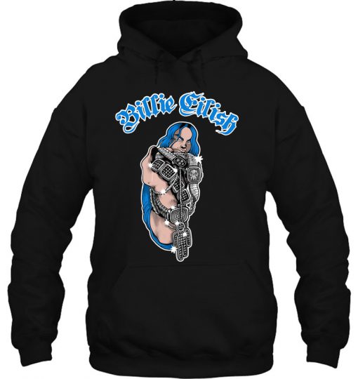 Billie Eilish Official Bling hoodie Ad