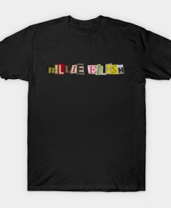 Billie Eilish - RansomNote T-Shirt Ad