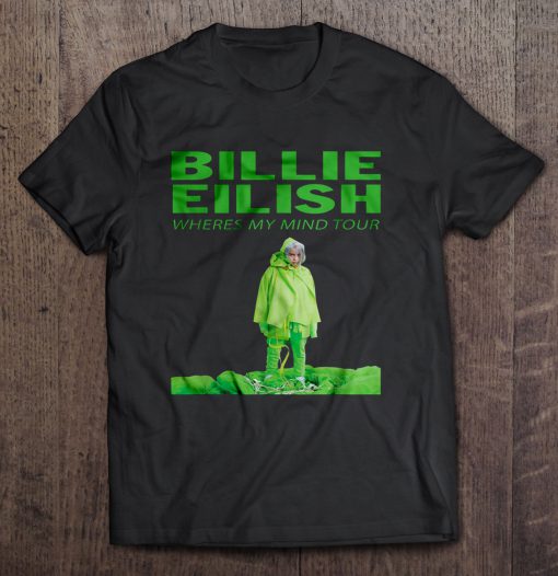 Billie Eilish Where Is My Mind Tour t shirt Ad