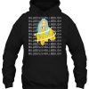 Billieeilish Billieeilish Cartoon Billie Eilish Bellyache hoodie Ad