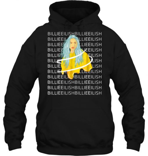 Billieeilish Billieeilish Cartoon Billie Eilish Bellyache hoodie Ad