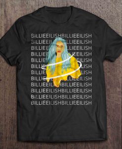 Billieeilish Billieeilish Cartoon Billie Eilish Bellyache t shirt Ad