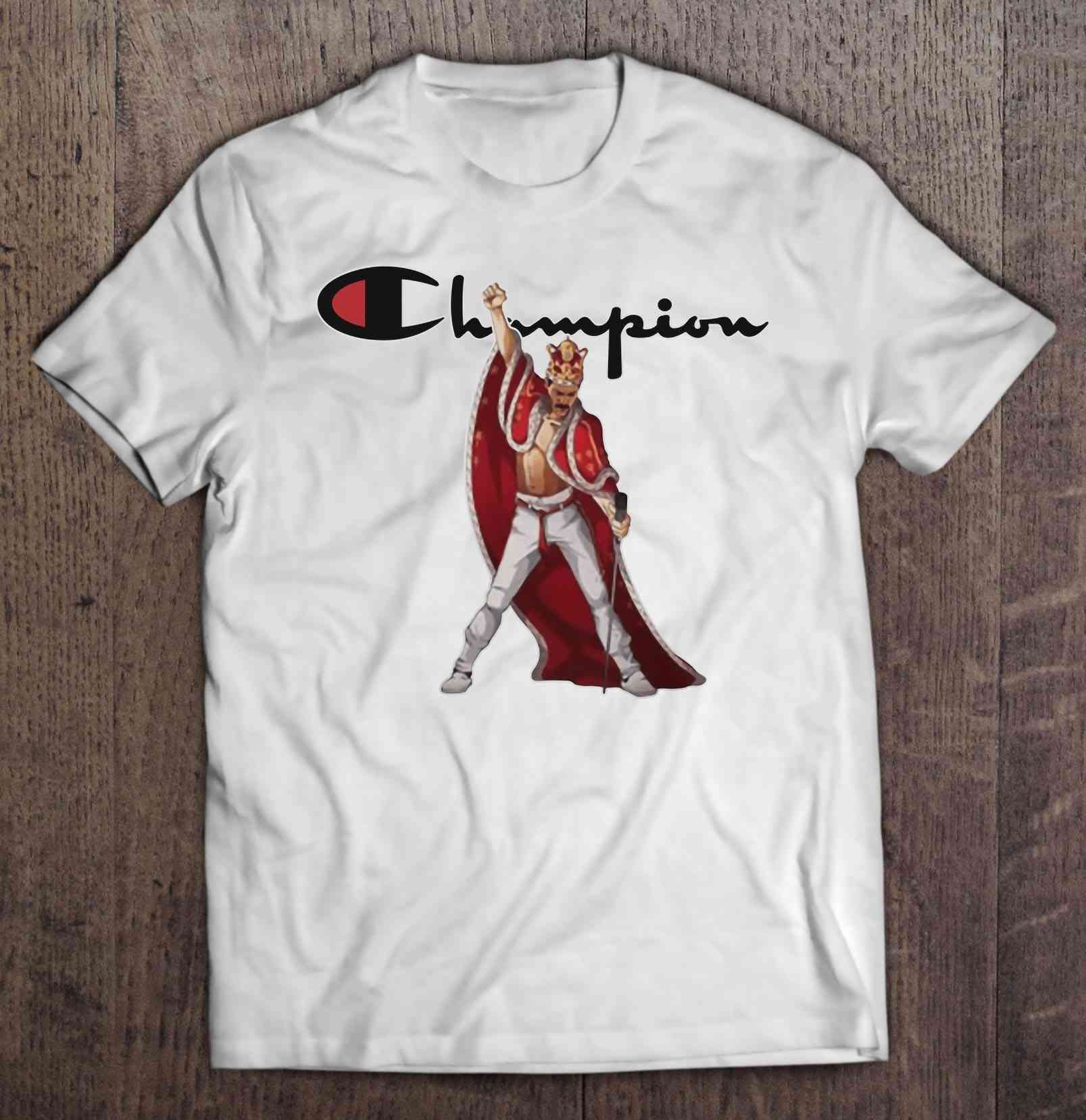 freddie mercury champion shirt