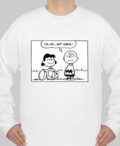 Charlie Brown Football sweatshirt Ad