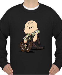 Charlie Brown Yeezy Mauve sweatshirt Ad