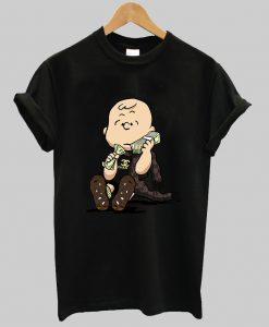 Charlie Brown Yeezy Mauve tshirt Ad