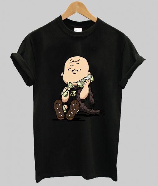 Charlie Brown Yeezy Mauve tshirt Ad