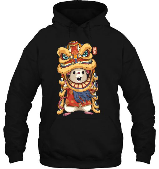 Chinese New Years Rat Lion Dance hoodie Ad