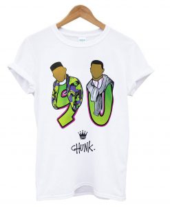 Chunk Fresh Prince 90 print T shirt Ad
