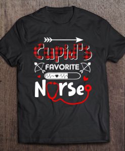 Cupid’s Favorite Nurse Valentine t shirt Ad