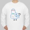 Cute Pigeon bird sweatshirt Ad