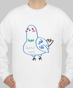 Cute Pigeon bird sweatshirt Ad