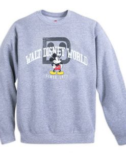 Disney World Mickey Logo Sweatshirt Ad