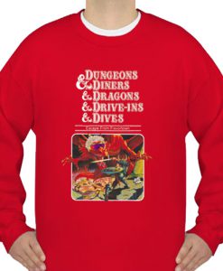 Dungeons & Diners & Dragons sweatshirt Ad