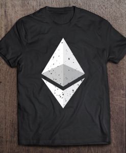 Ethereum Logo Shadow t shirt Ad