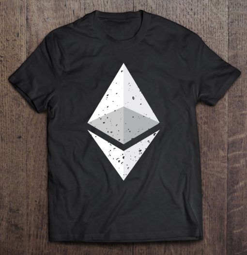 Ethereum Logo Shadow t shirt Ad