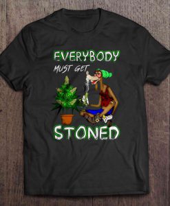 Everybody Must Get Stoned t shirt Ad
