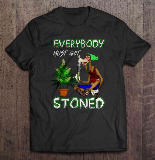 Everybody Must Get Stoned t shirt Ad